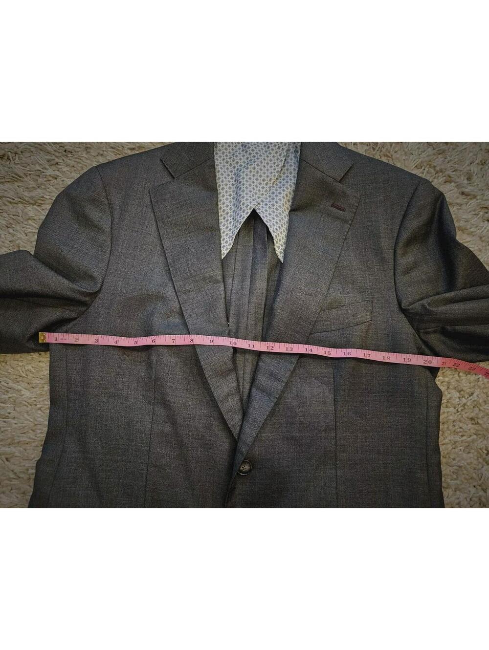 Vitale Barberis Canonico Blazer 44S Lazio Made In Italy - Picture 3 of 11
